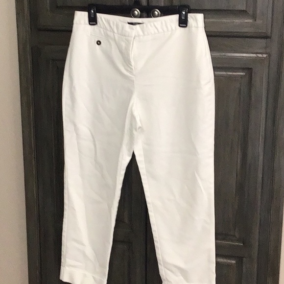 Style &co. White stretch pants - Picture 1 of 6
